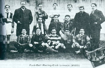 L'équipe en 1909 !