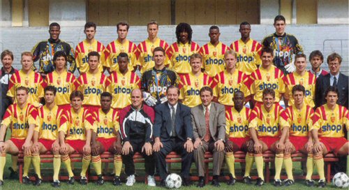 L'quipe lensoise de la saison 1993/94