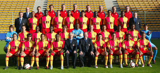 Photo de l'quipe du RC Lens pour la saison 2004/05