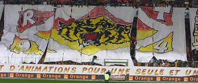 Tifo 10 ans des Tigers