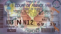 Billet finale 1998