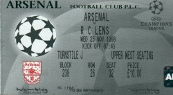 Ticket Arsenal - Lens
